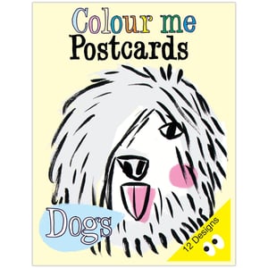 Image of Colouring Postcard Booklet DOGS