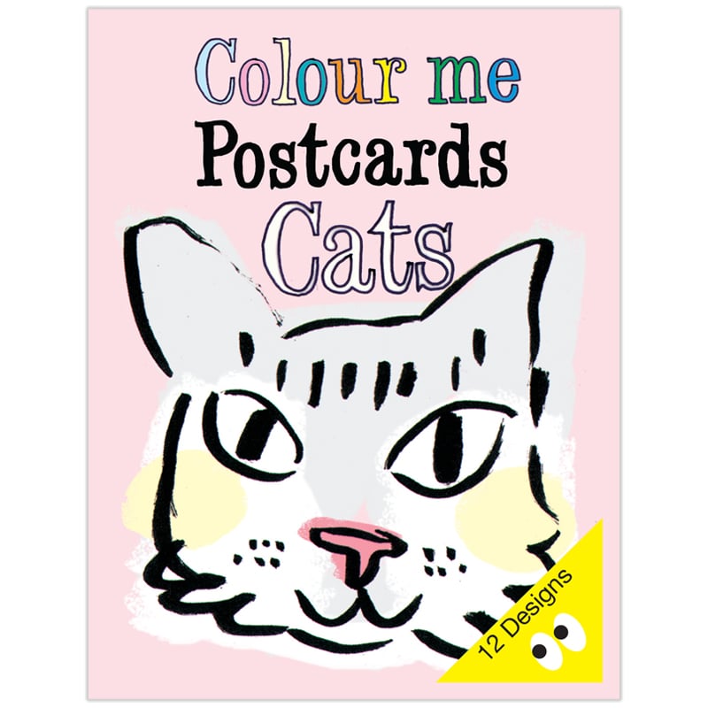 Image of Colouring Postcard Booklet CATS