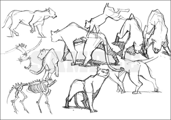 The Art of Yoh Yoshinari - Rough Sketches