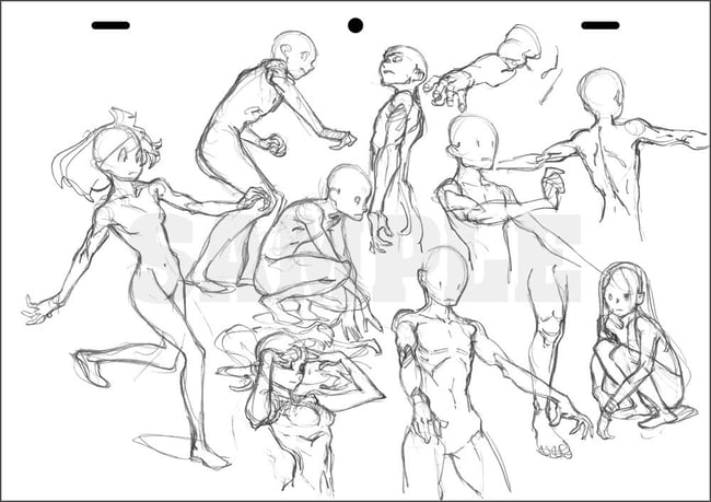 The Art of Yoh Yoshinari - Rough Sketches