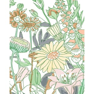 Image of Flora (Greens) Card