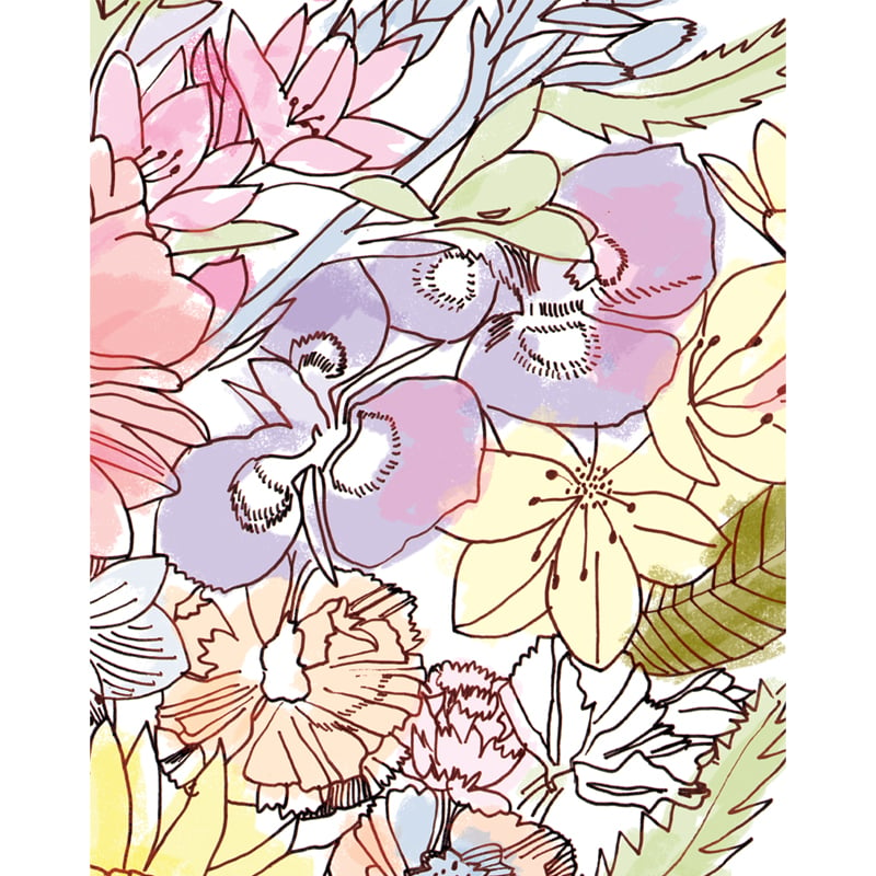 Image of Flora (Purple) Card