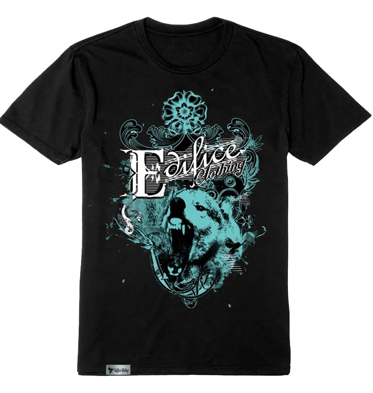 Image of EDIFICE CLOTHING WOLF PACK MEN'S 2 COLOR HAND PRINTED SHORT SLEEVE S-XXL