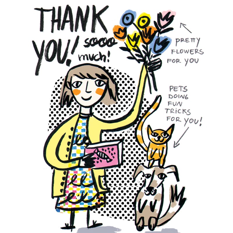 Image of "Thank you sooo much!" Card