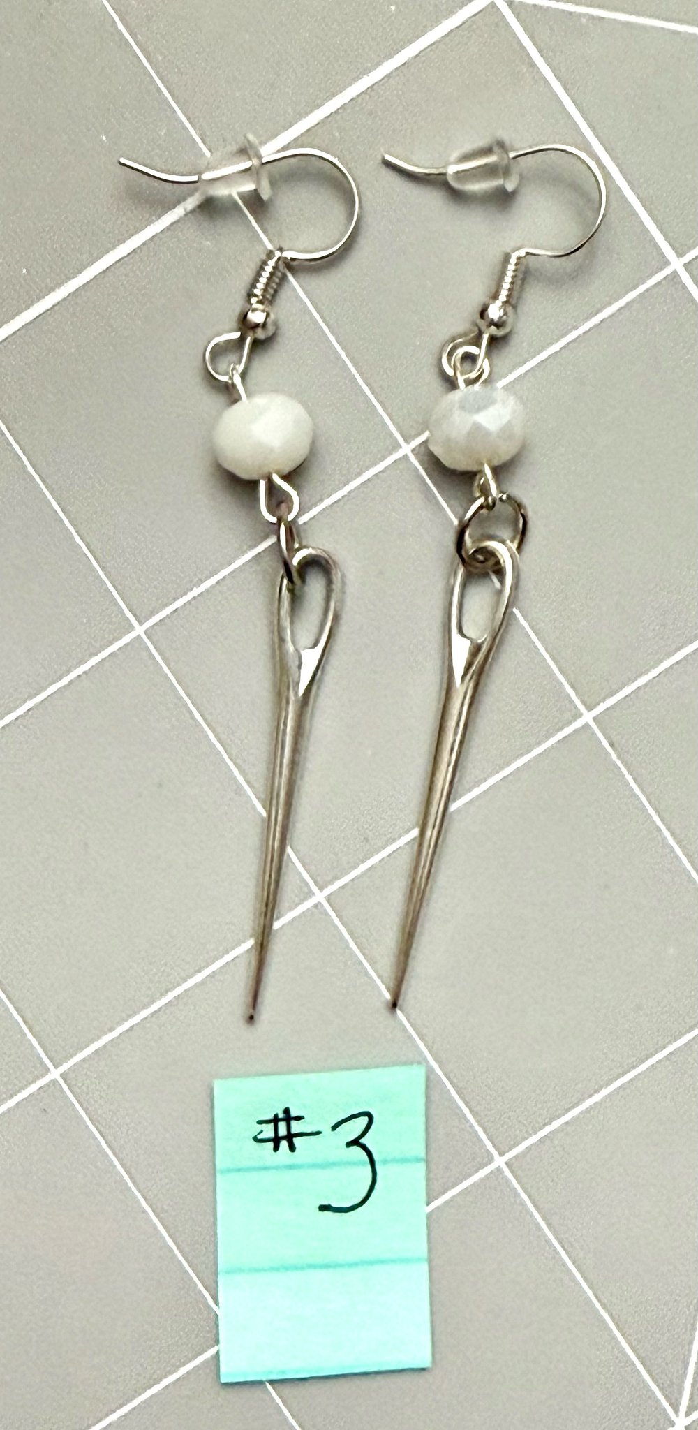 Image of Sewing Needle Earrings