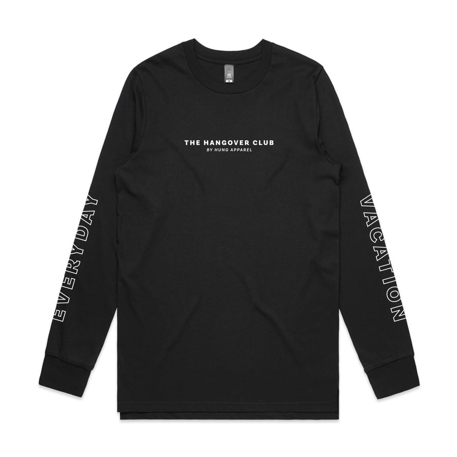 Image of Everyday Vacation Black Longsleeve