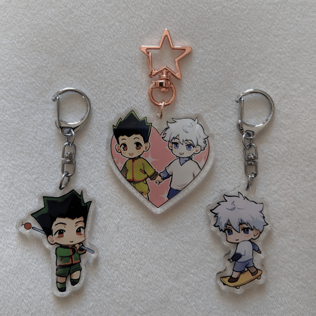 Hunter x Hunter Acrylic Charms by claudiacxw — Kickstarter