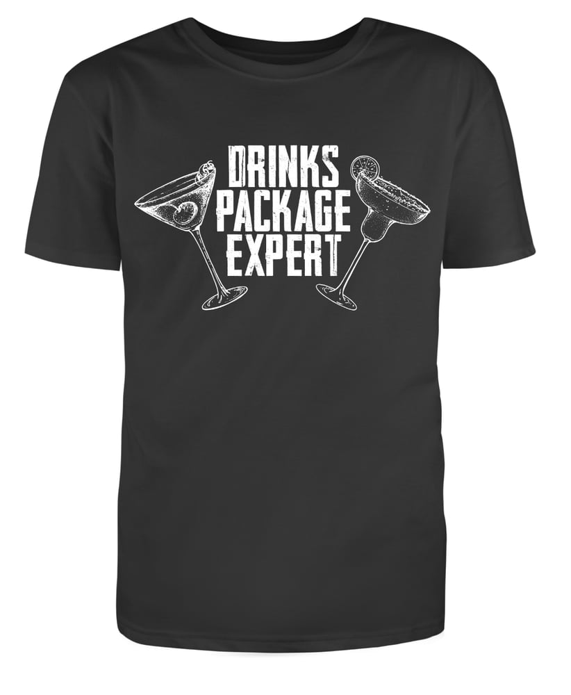 Image of Drinks Package Expert Tee - Black