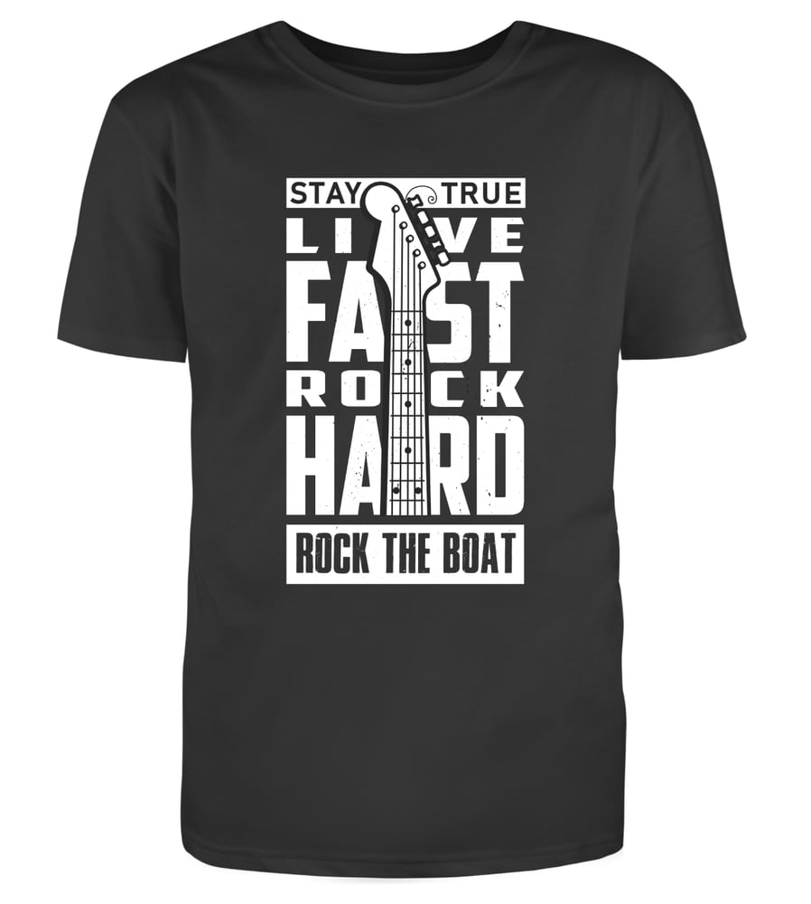 Image of Rock the Boat Tee - Black