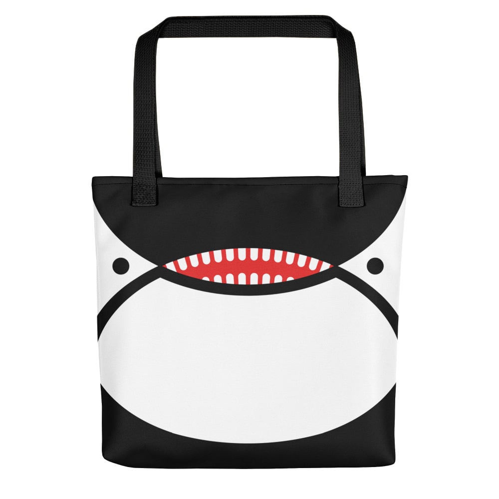 Image of Orca Face Seattle Flag Tote Bag