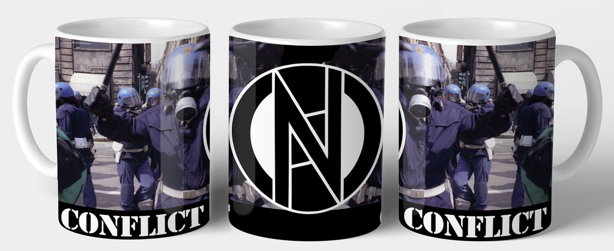 Image of CONFLICT Angry Cop Mug