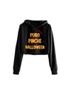 Puro Halloween Cropped Hoodie 