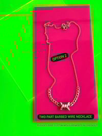 Image 3 of BASIC BARBED WIRE NECKLACES & CHOKERS