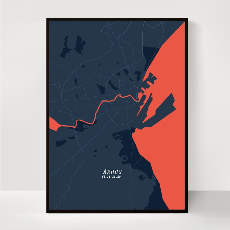 ÅRHUS MAP / Dansk plakat design