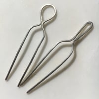 Image 3 of sterling silver classic hair pin