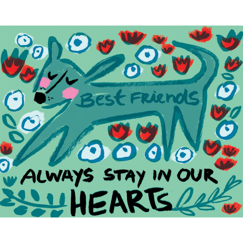 Image of Best Friends Always Stay in our Hearts (Dog), Card