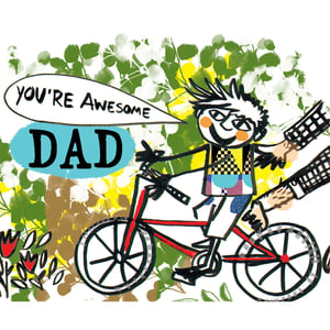 Image of "You're Awesome Dad" Card