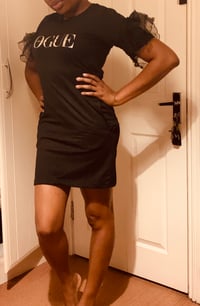 Black - Vogue T-Shirt Dress