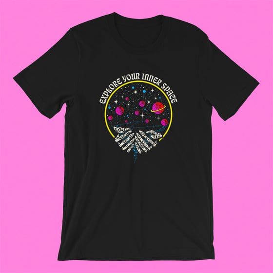 Image of "EXPLORE YOUR INNER SPACE" BOSS DOG X LMD COLLAB T-SHIRT