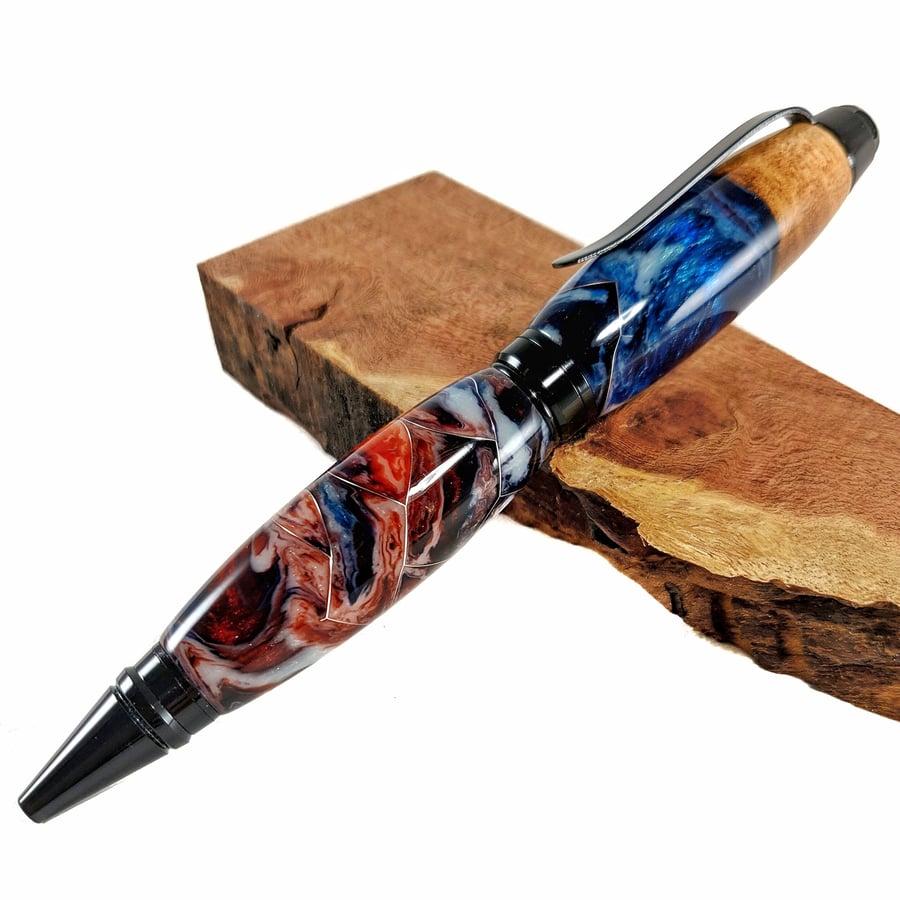 Image of Wood & Metal Hybrid Cigar Pen