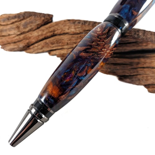 Image of Pinecone & Resin Hybrid Cigar Pen