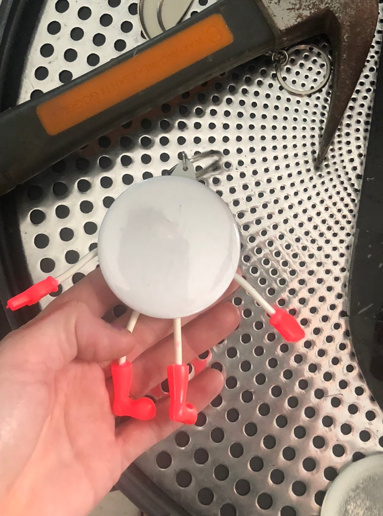 Image of Colour your Own Person Keyring 