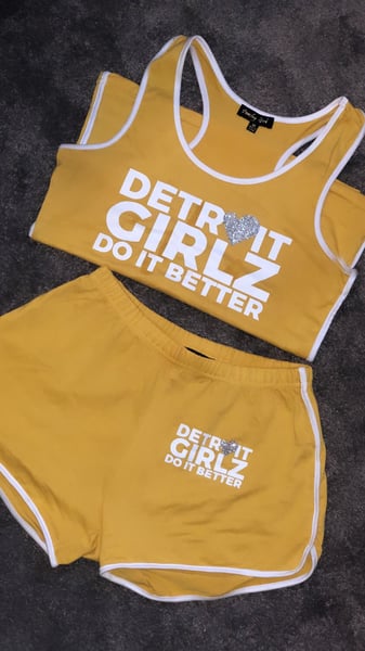 Image of The mustard short set 