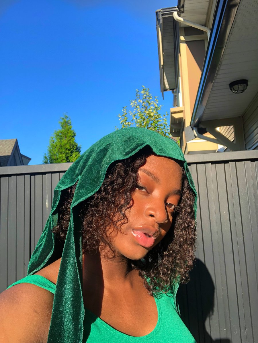 Image of Velvet Durag- Naija Green