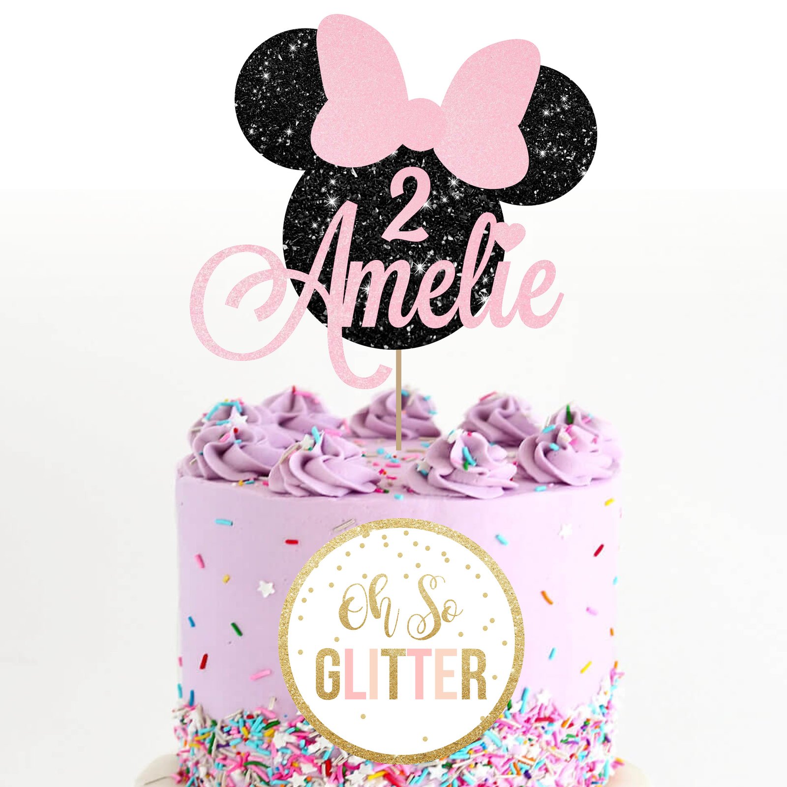 Minnie Mouse Cake Topper Set With Age/minnie Mouse - Etsy | Minnie mouse  cake topper, Minnie mouse cake, Minnie
