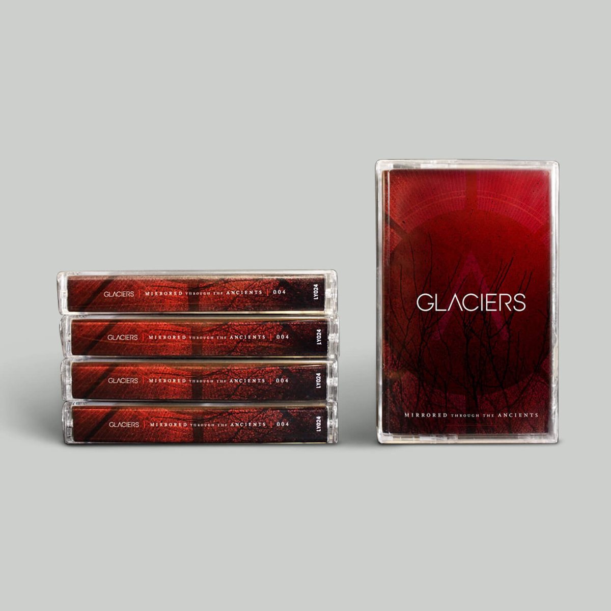 Image of GLACIERS "MIRRORED THROUGH THE ANCIENTS" CASSETTE