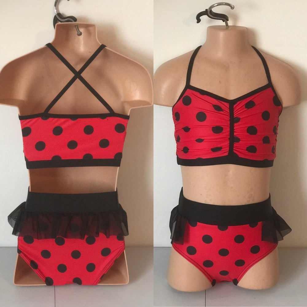 Image of ‘LadyBug’ 2 piece set  - was £35 now £20 