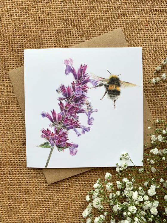 Image of 'Bumble' Greetings Card