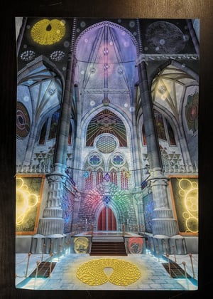 Image of Cathedral of Consciousness 12" x 18"