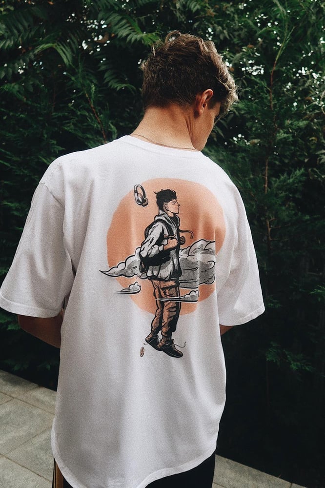 Image of Floating - Signature Tee (Peach)