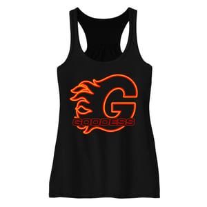 Image of GODDESS ON FIRE TANK TOP | EXCLUSIVE GODDESS SUMMER COLLECTION