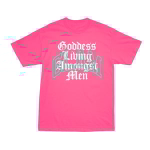 Image of GODDESS SUMMER VIBES NEON PINK TEE | EXCLUSIVE GODDESS SUMMER COLLECTION