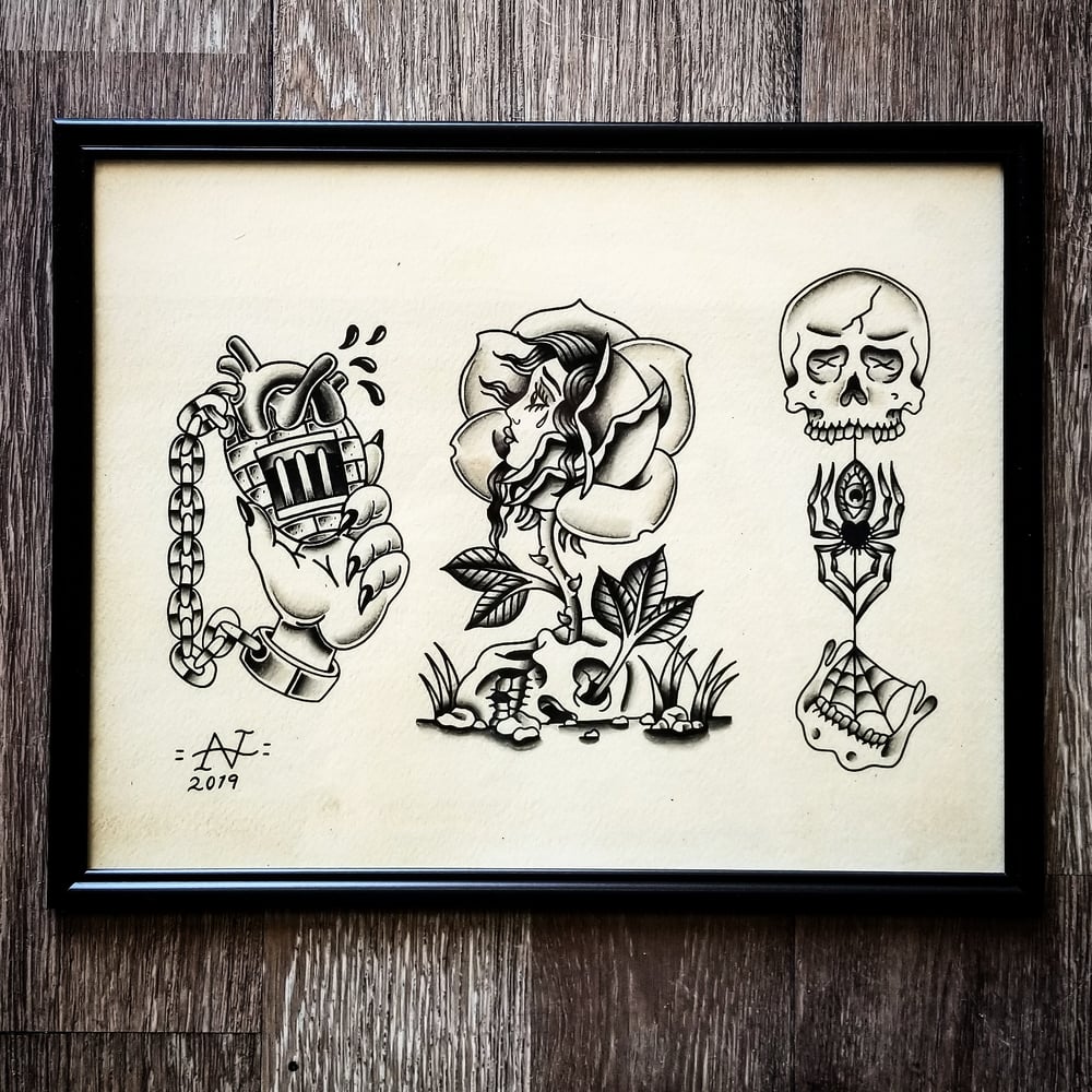 Image of "In my feelings" Flash print 