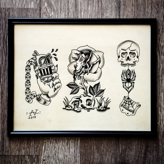 Image of "In my feelings" Flash print 