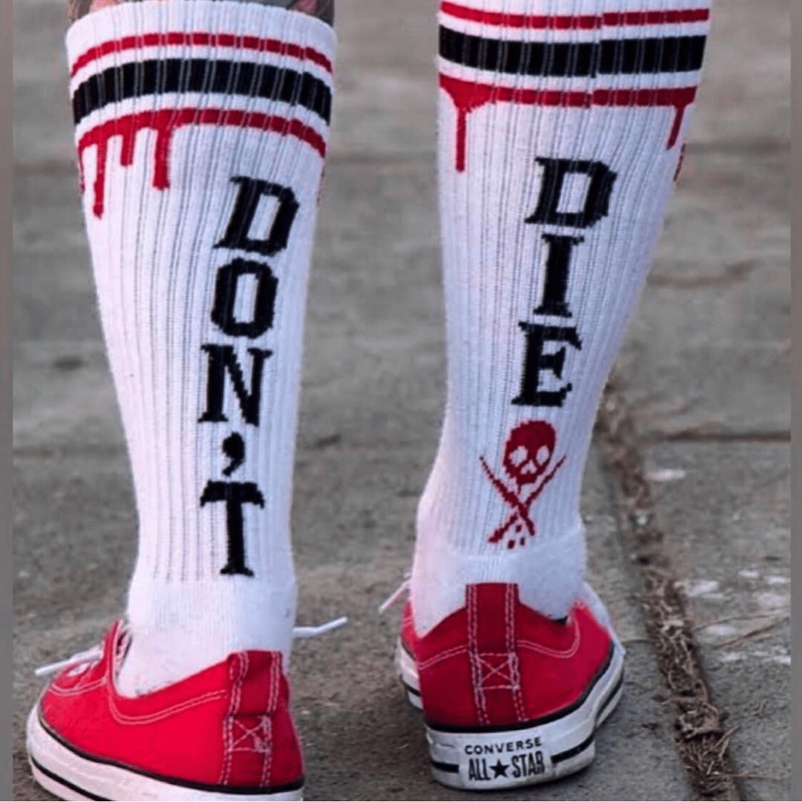 Image of DFD BNC || Sullen Collab Tall Socks