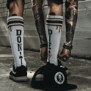 Image of DFD BNC || Sullen Collab Tall Socks