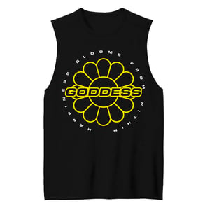 Image of GLAM S2 GODDESS HAPPINESS MUSCLE TANK | EXCLUSIVE GODDESS SUMMER COLLECTION