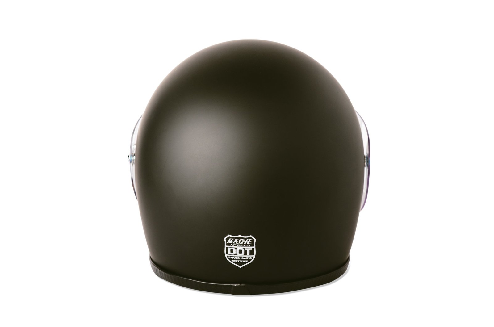 McHal Apollo Full Face Helmet - Matte Black | BRAT STYLE