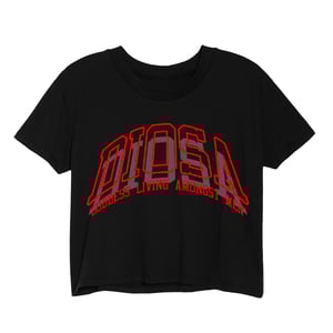 Image of DIOSA DUALITY BLACK CROP TOP | EXCLUSIVE GODDESS SUMMER COLLECTION  