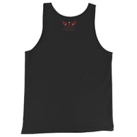 Image 2 of Red and Black Logo Unisex Tank Top