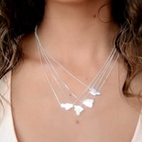 Image 1 of Hawaiian Islands necklace sterling silver
