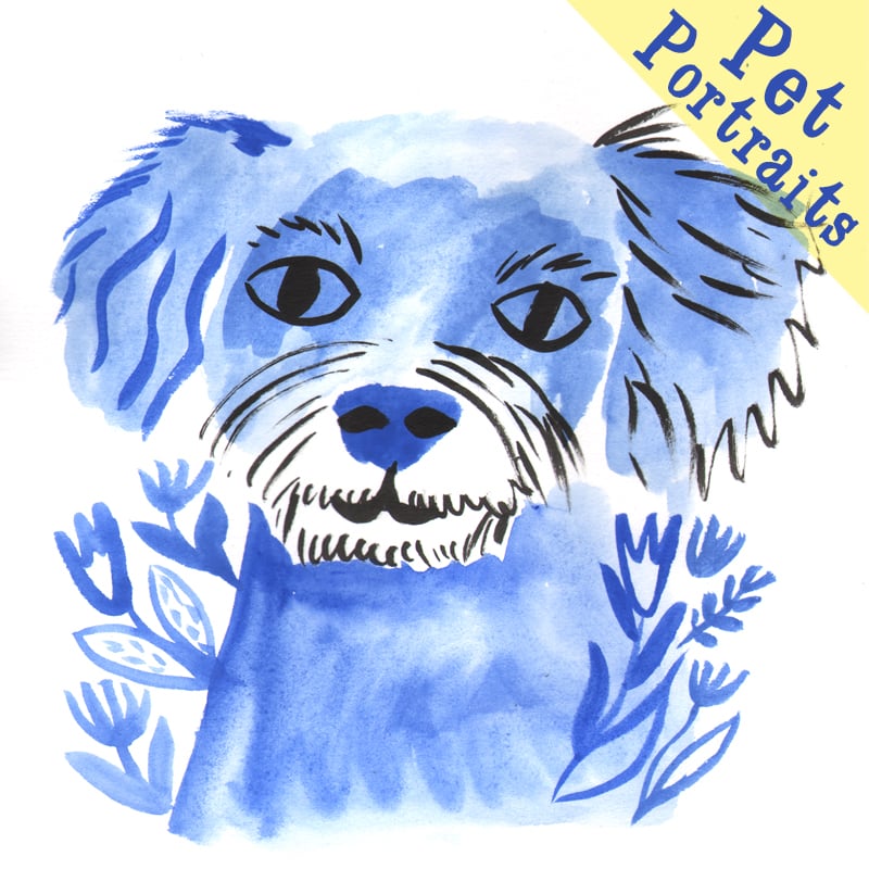 Image of Custom Pet Portraits ♥︎ $10 SPCA donation included