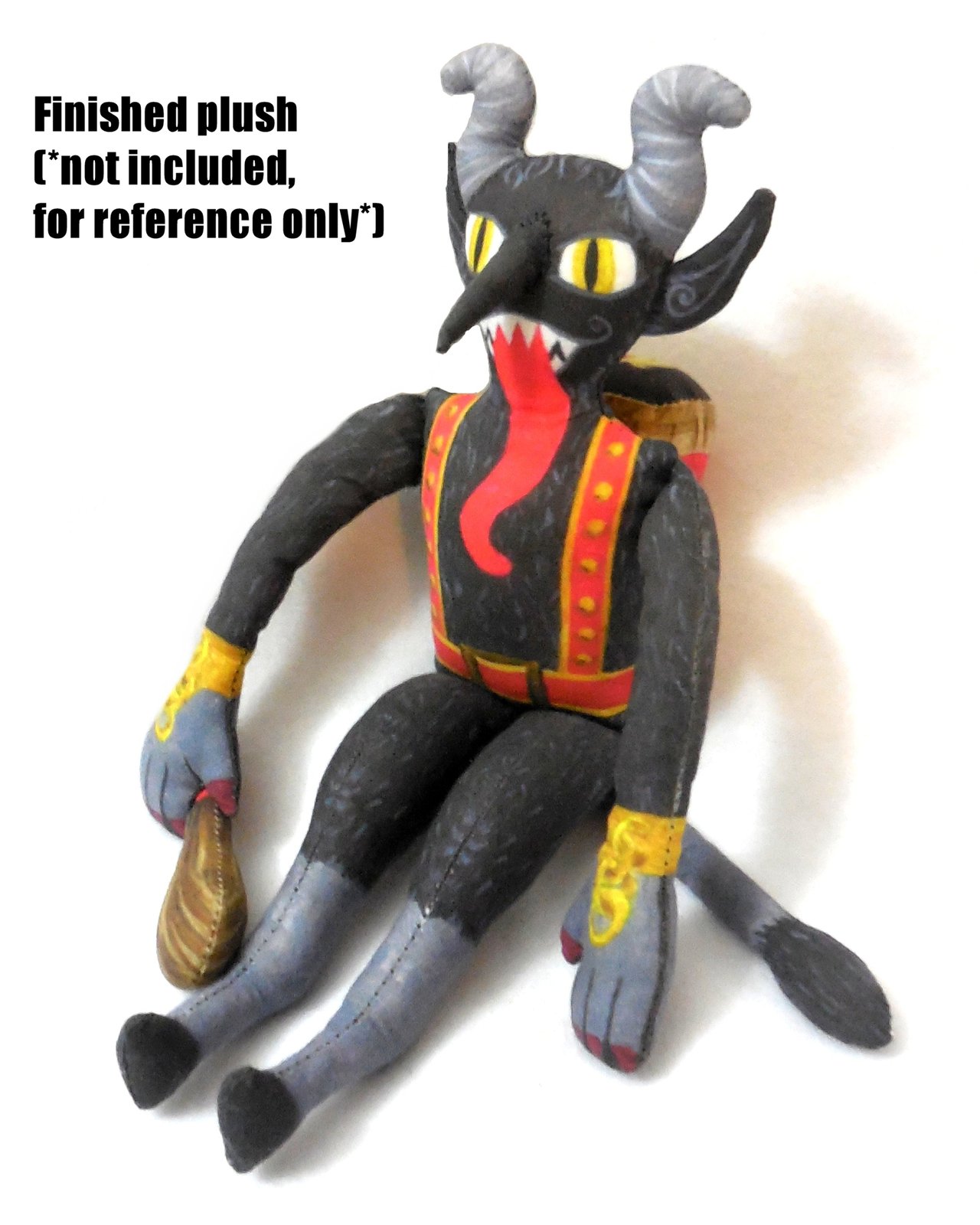 krampus plush doll