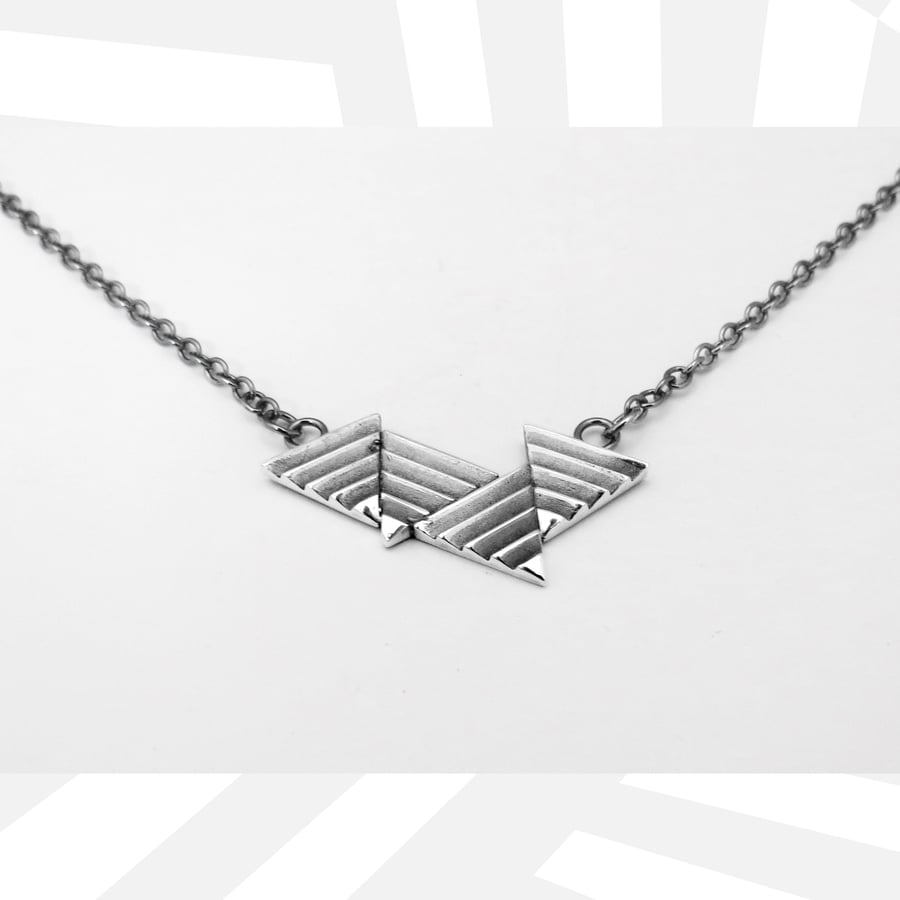 Image of Quad Delta Necklace