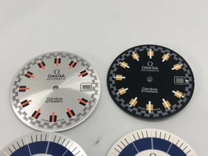 Image of NEW OMEGA DYNAMIC GENTS WATCH DIALS,4 X COLORS,NEW