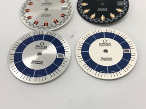 Image of NEW OMEGA DYNAMIC GENTS WATCH DIALS,4 X COLORS,NEW